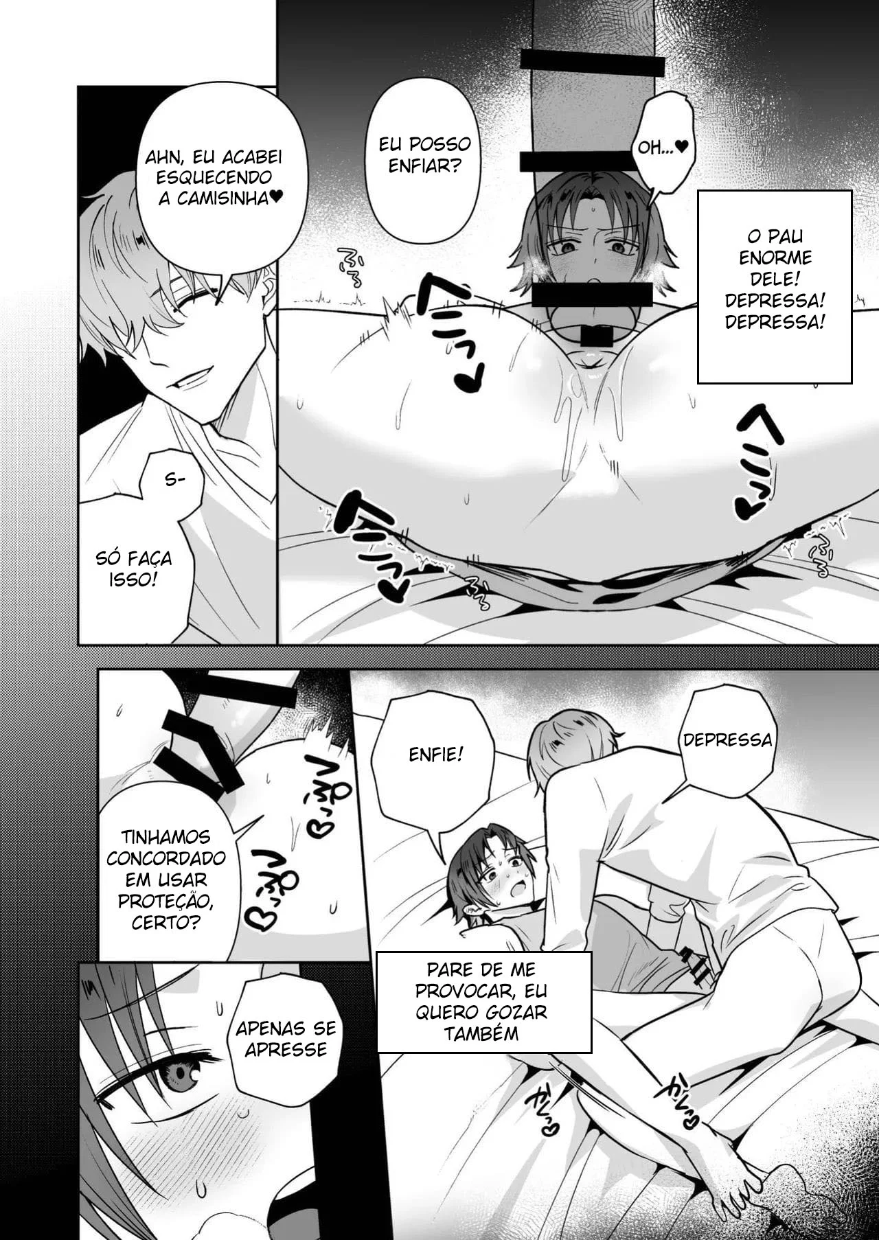 O Grandão Malvado - Yaoi Quadrinho porno