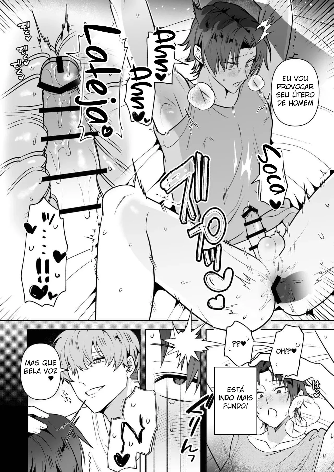 O Grandão Malvado - Yaoi Quadrinho porno