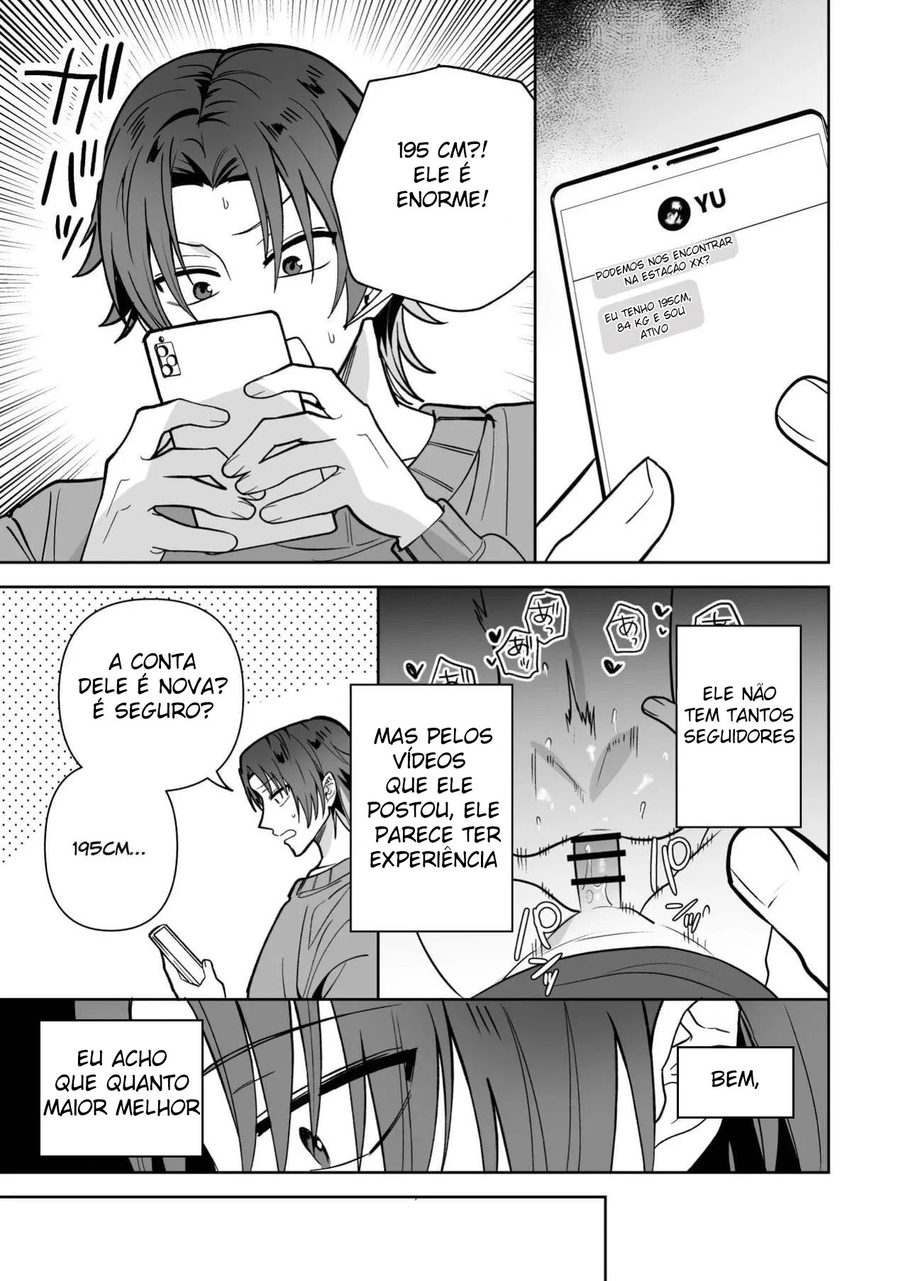 O Grandão Malvado - Yaoi Quadrinho porno