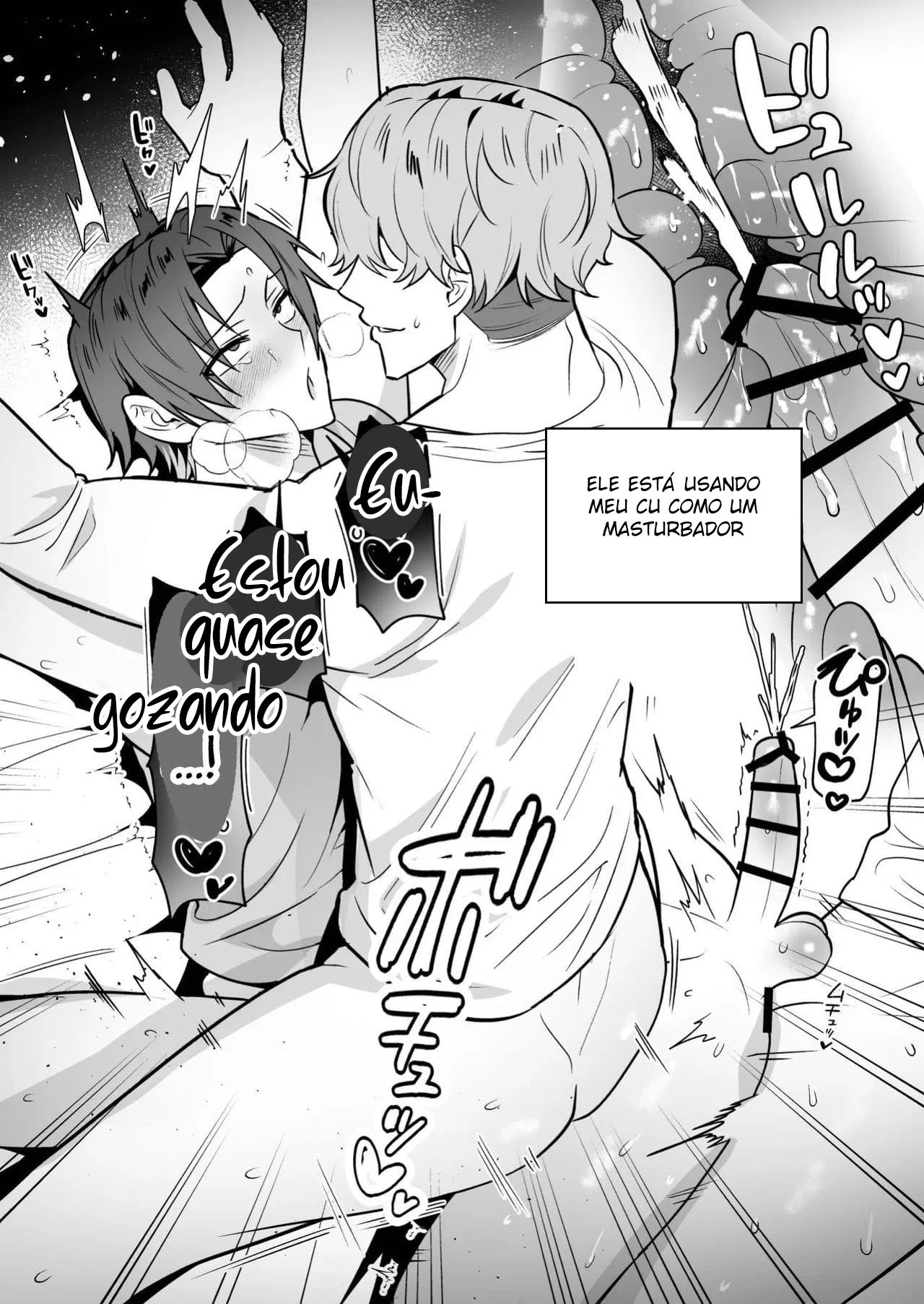 O Grandão Malvado - Yaoi Quadrinho porno