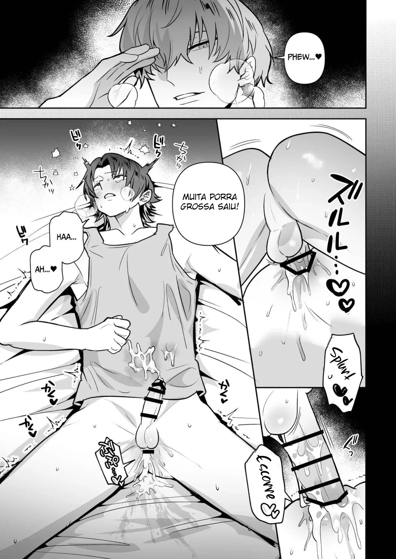 O Grandão Malvado - Yaoi Quadrinho porno