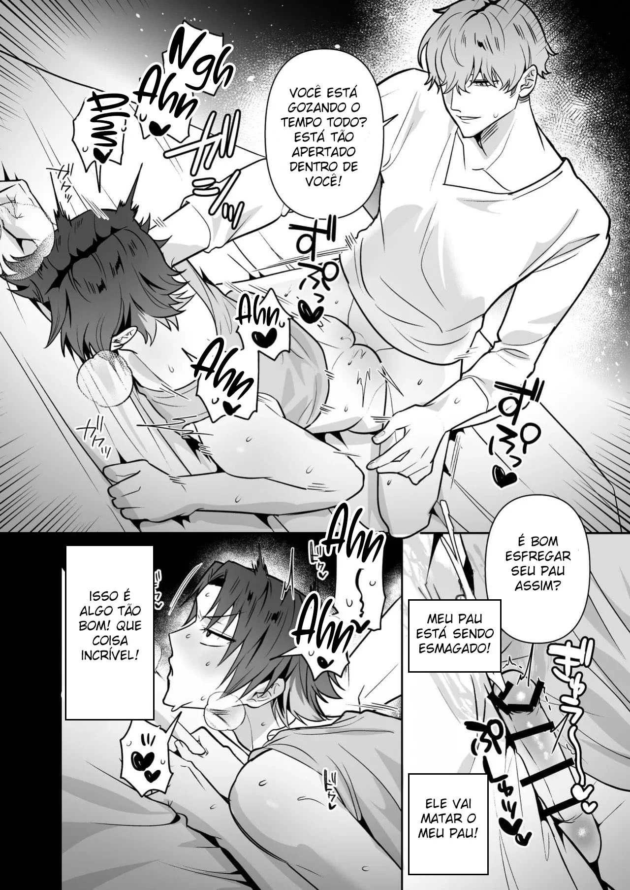 O Grandão Malvado - Yaoi Quadrinho porno