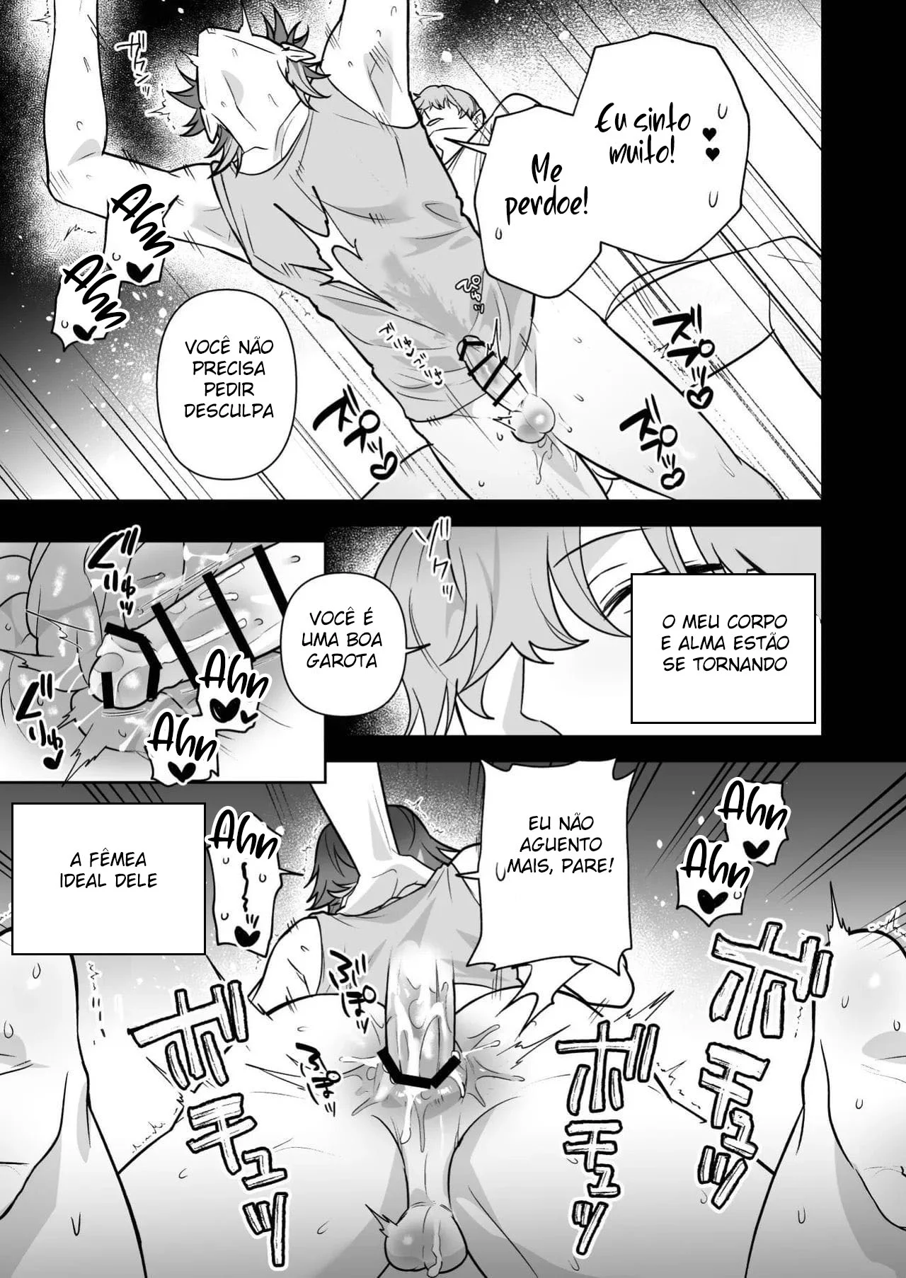 O Grandão Malvado - Yaoi Quadrinho porno