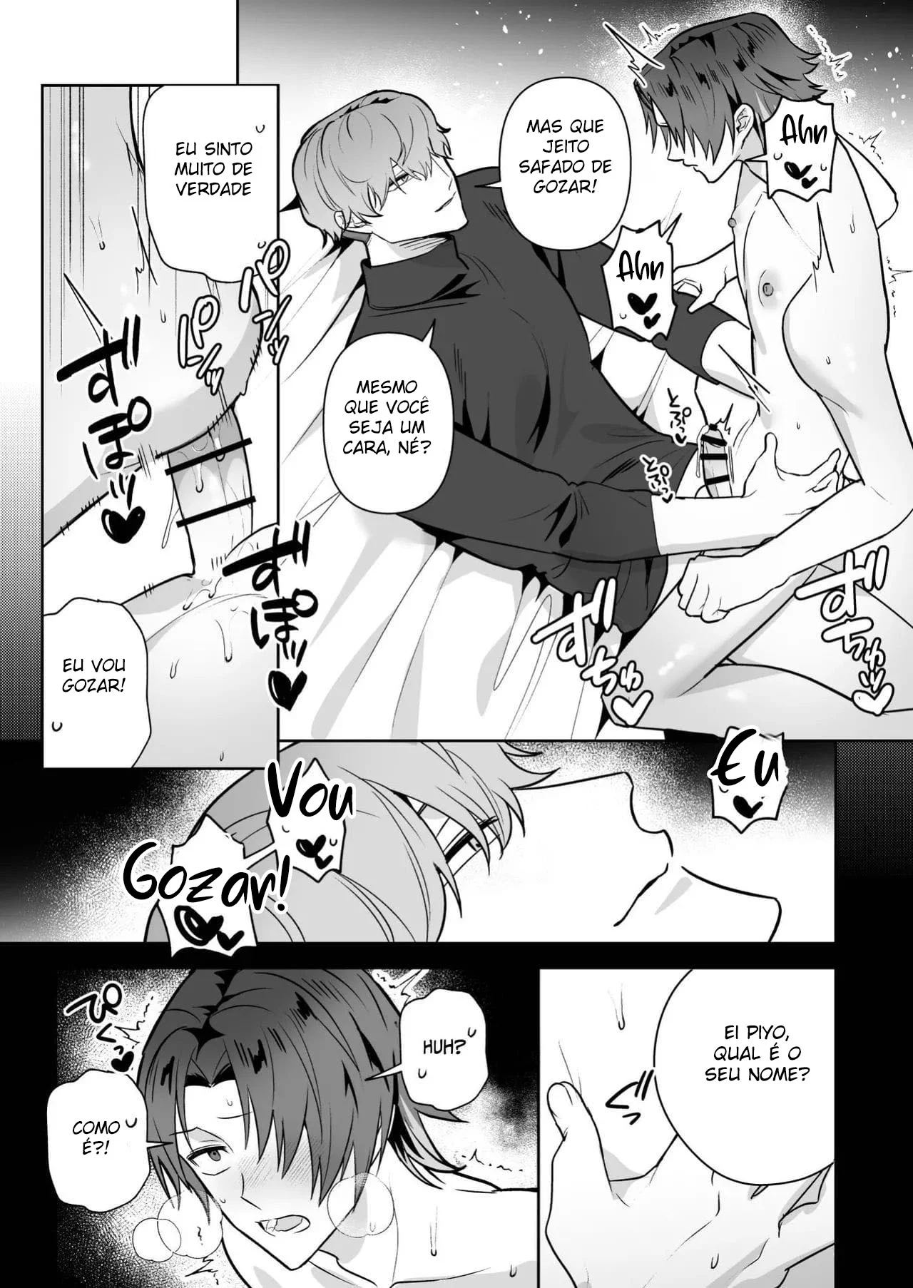 O Grandão Malvado - Yaoi Quadrinho porno