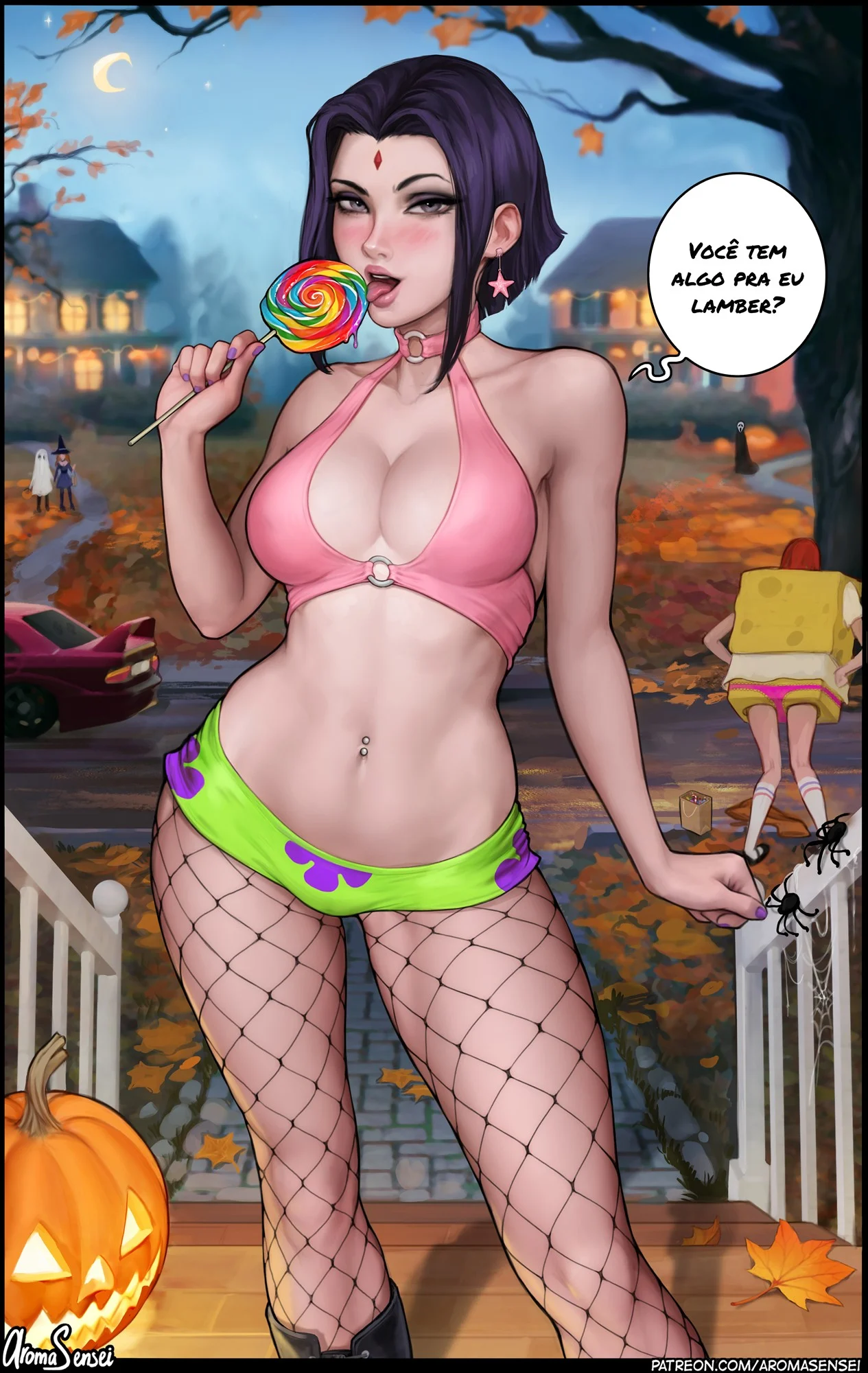 O Halloween da Ravena – Cartoon – HQ em Português