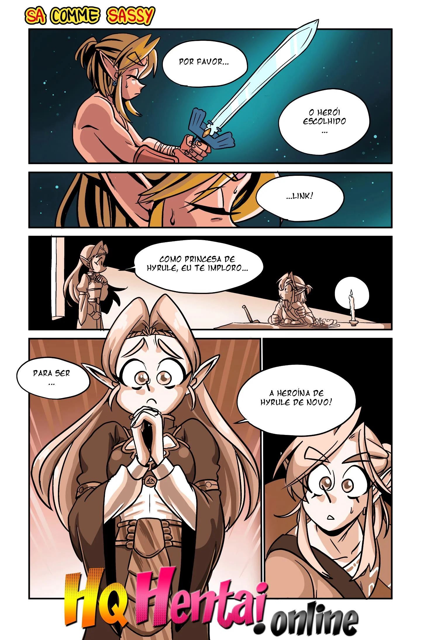 O herói de Hyrule – Smash Bros Hentai – Completo O herói de Hyrule – Smash Bros Hentai – Completo