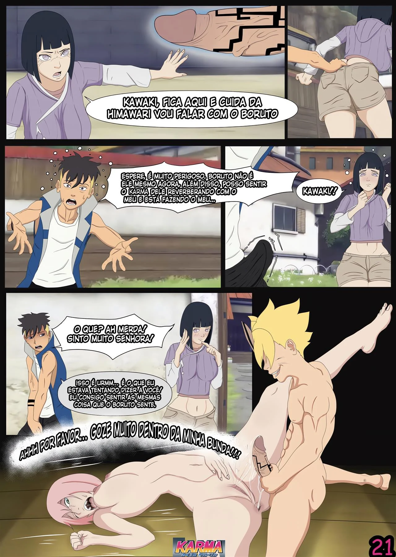O karma de Boruto 2 – MILF – Desenho Erótico