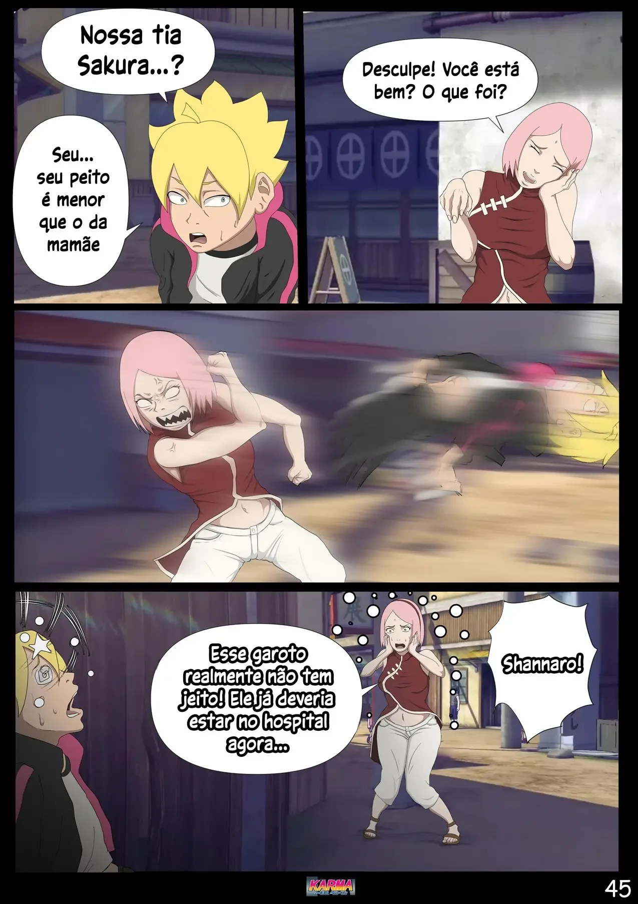 O karma de Boruto 2 – MILF – Desenho Erótico