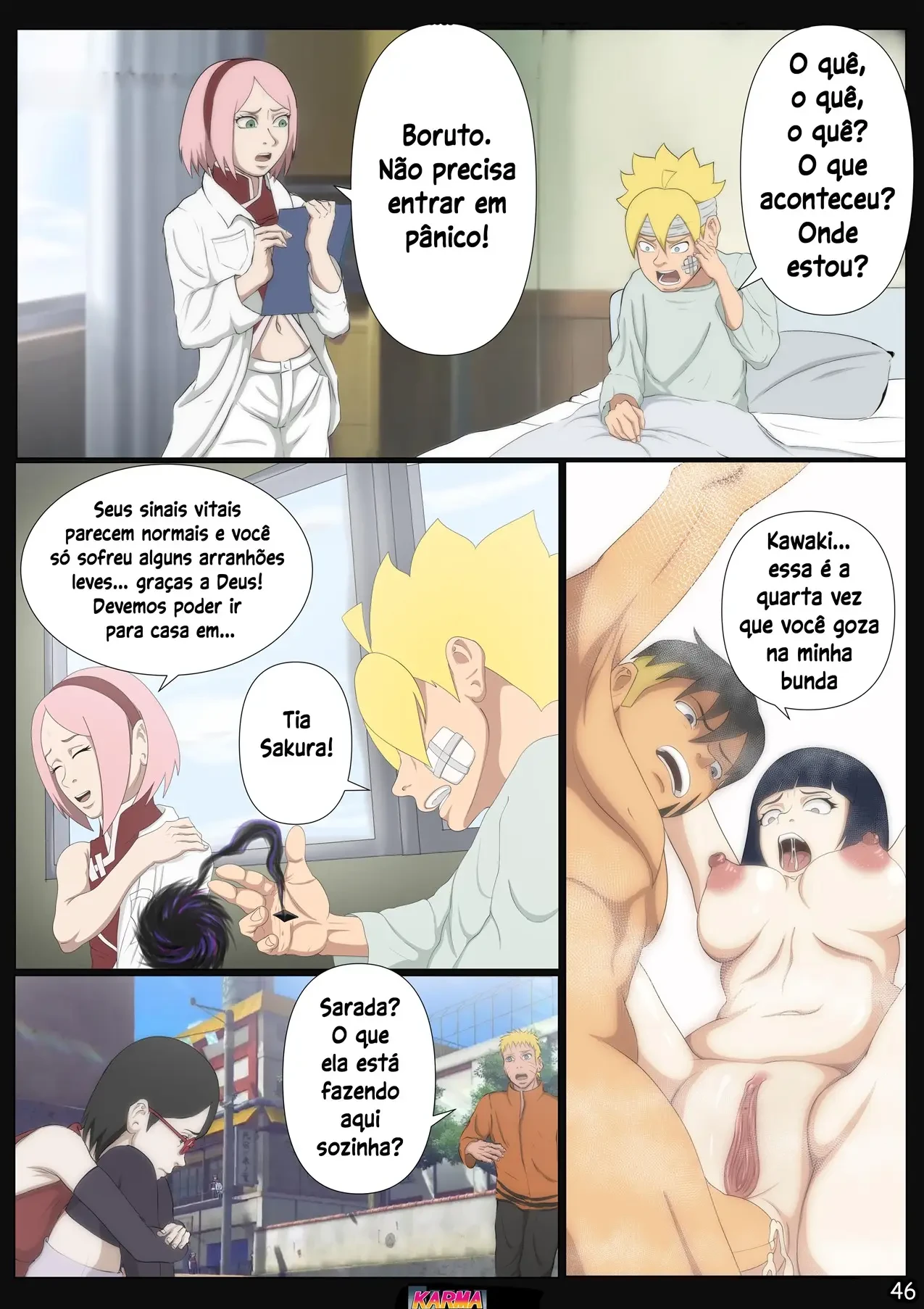 O karma de Boruto 2 – MILF – Desenho Erótico