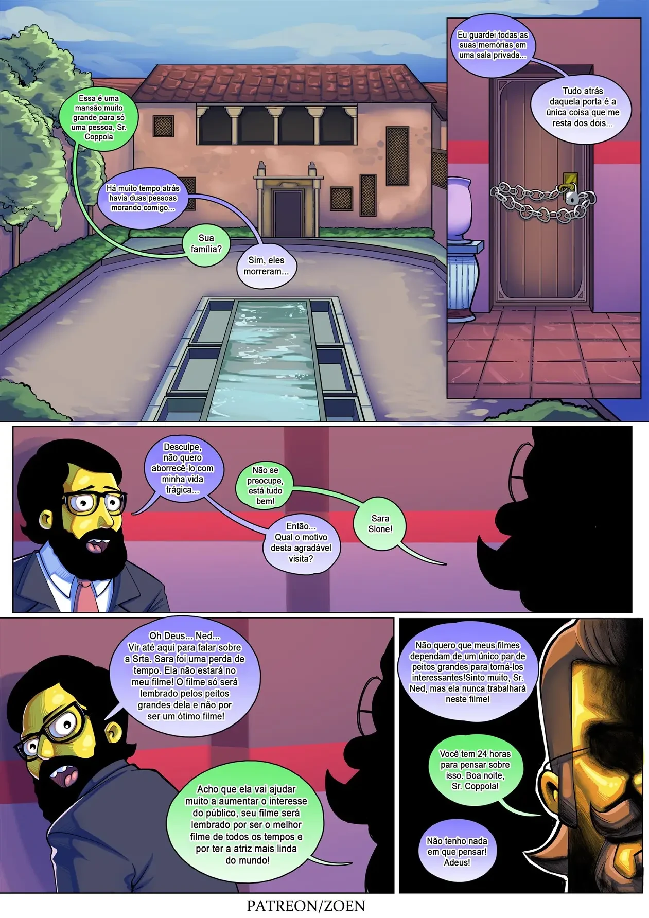 O Lado Oculto de Ned – Simpsons Pornô – Quadrinho Completo