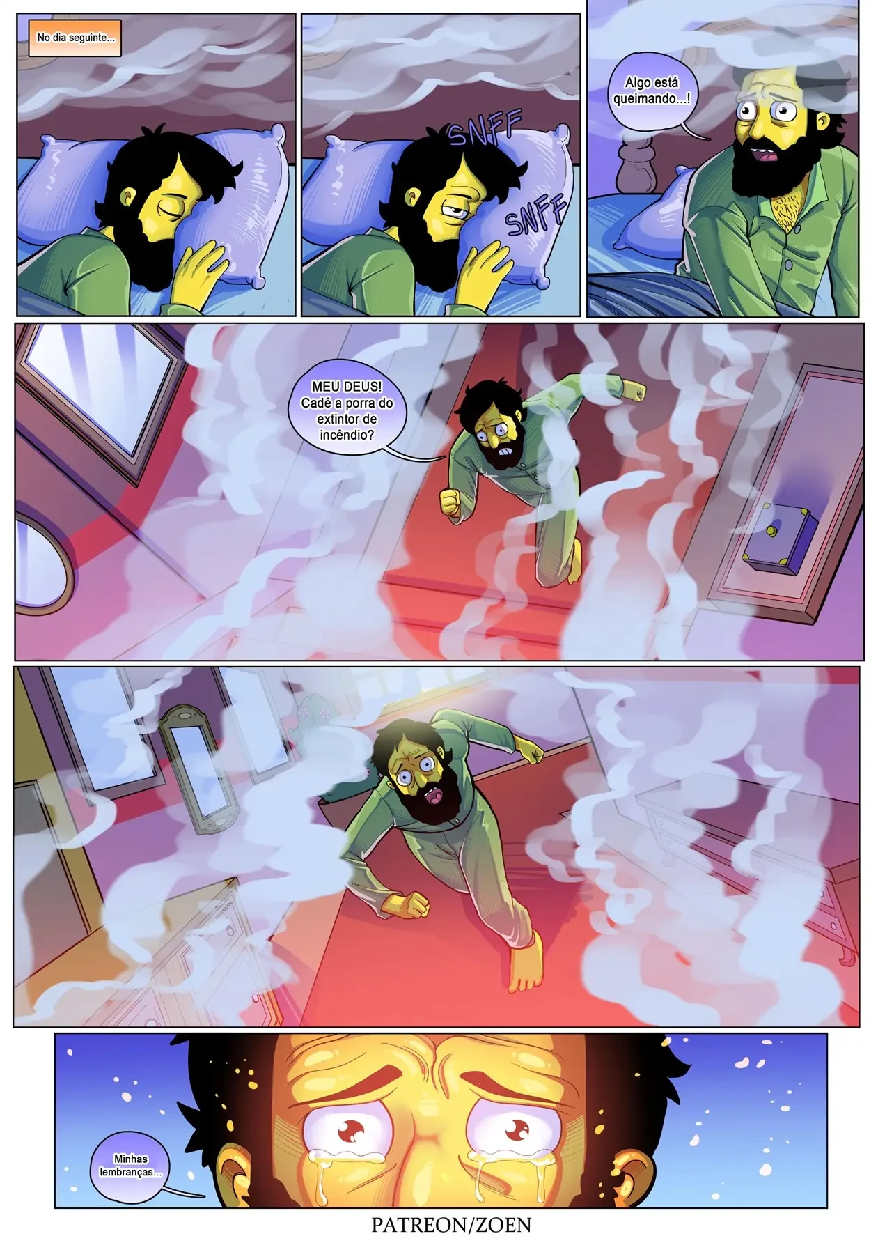 O Lado Oculto de Ned – Simpsons Pornô – Quadrinho Completo