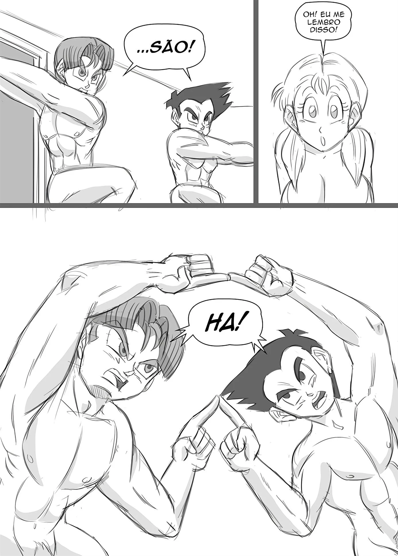 O menage com Marron – Peitões – HQ em Português