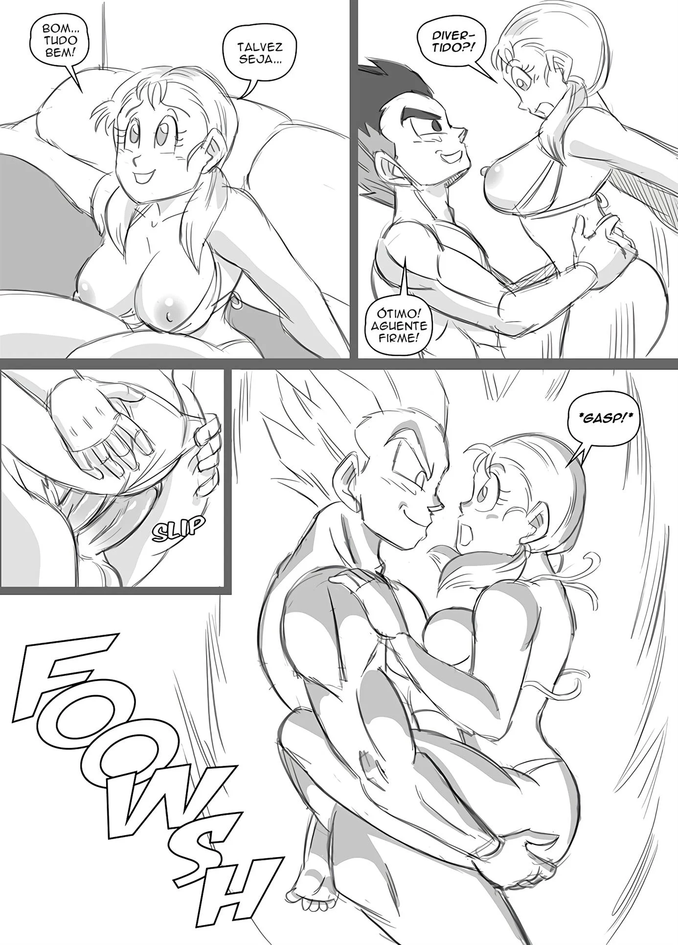 O menage com Marron – Peitões – HQ em Português