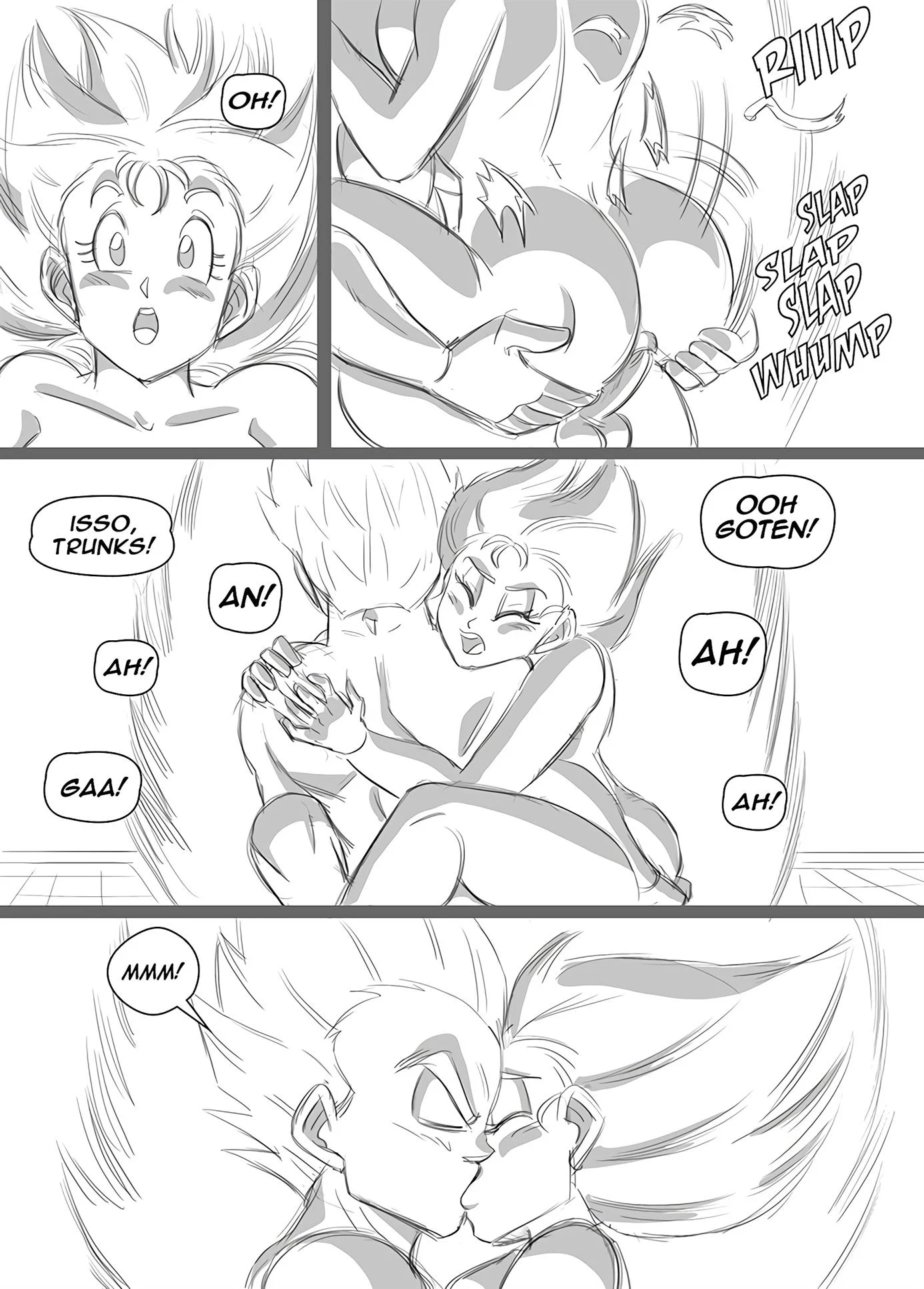 O menage com Marron – Peitões – HQ em Português