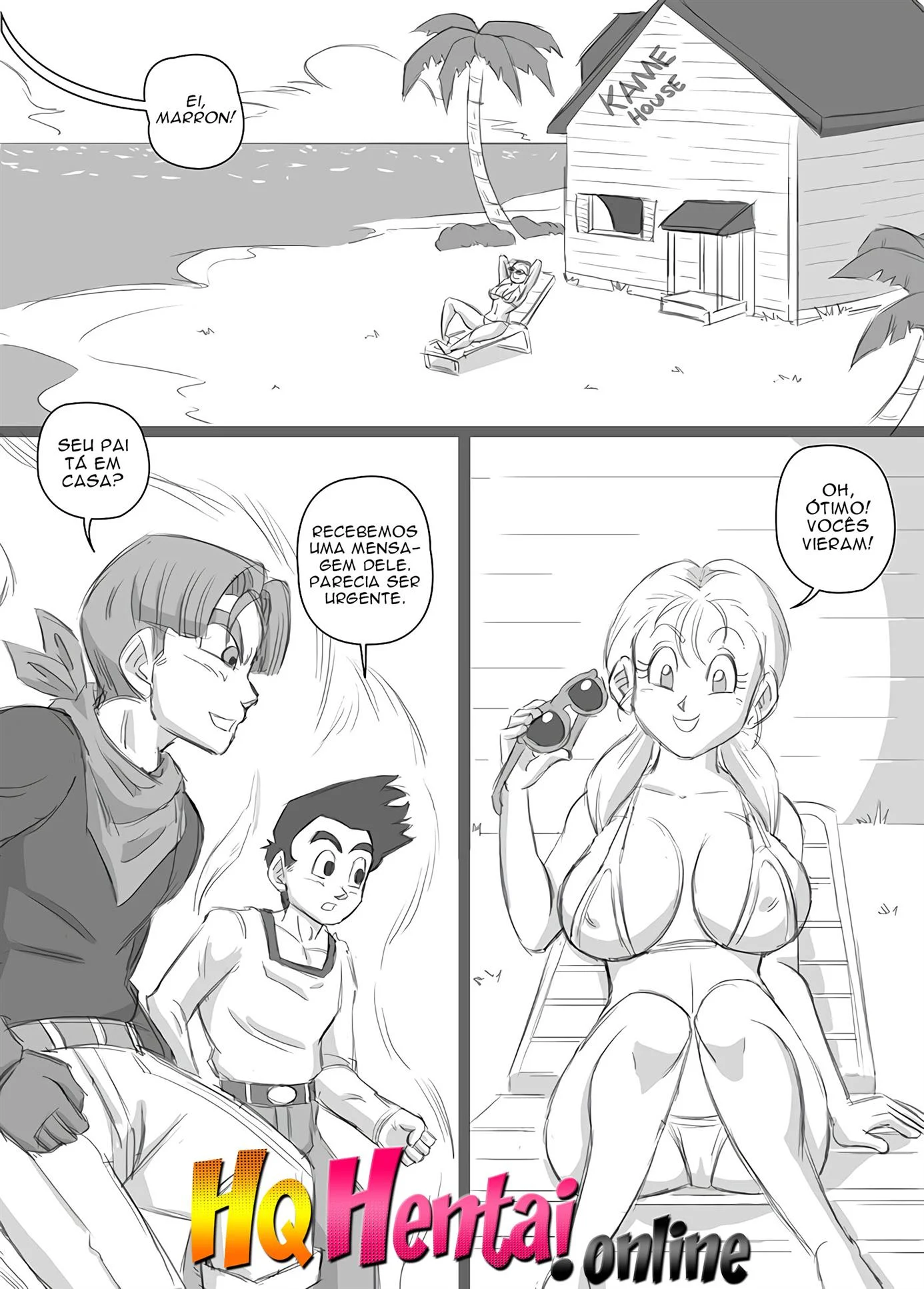 O menage com Marron – Peitões – HQ em Português