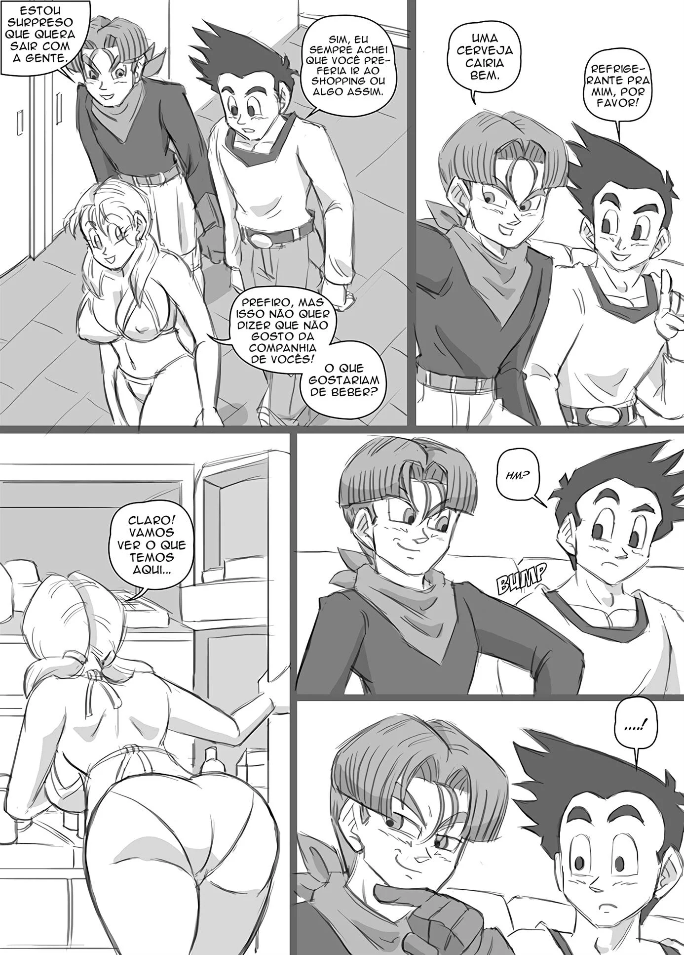 O menage com Marron – Peitões – HQ em Português