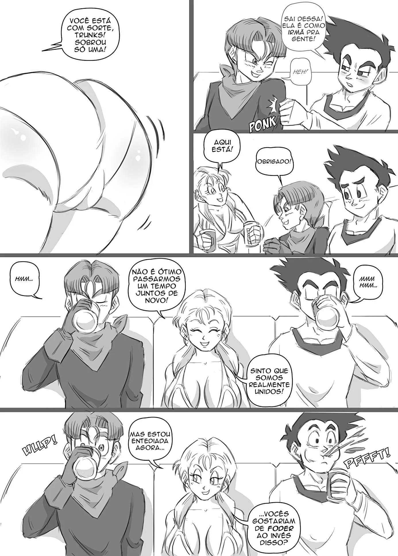 O menage com Marron – Peitões – HQ em Português