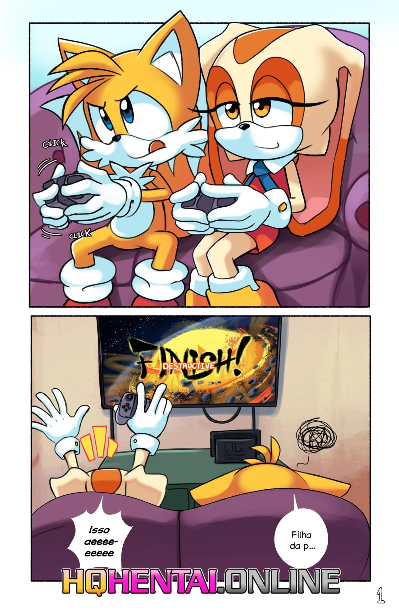 O Momento Gamer do Tails – Furry – Versão PT-BR