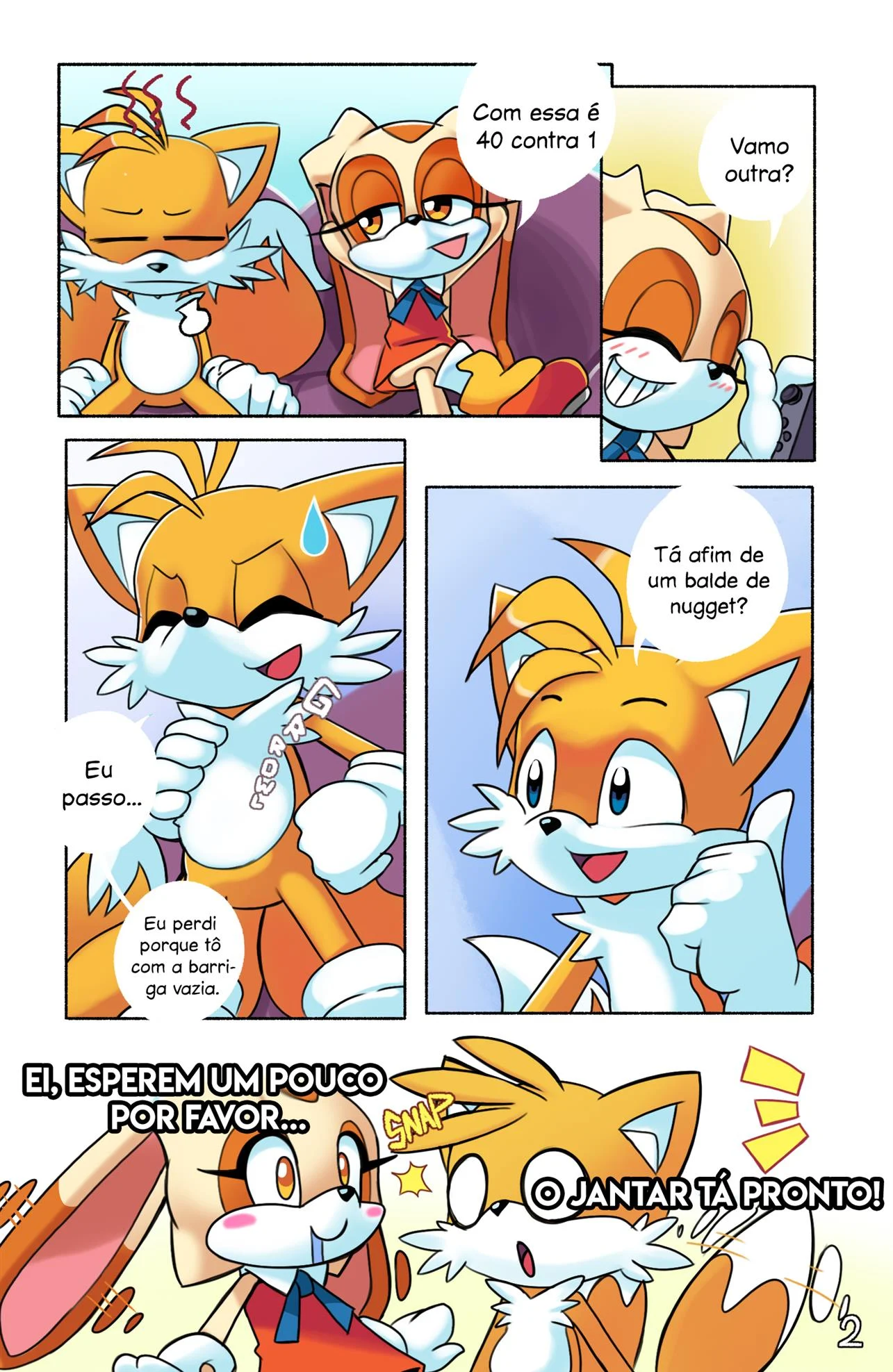 O Momento Gamer do Tails – Furry – Versão PT-BR