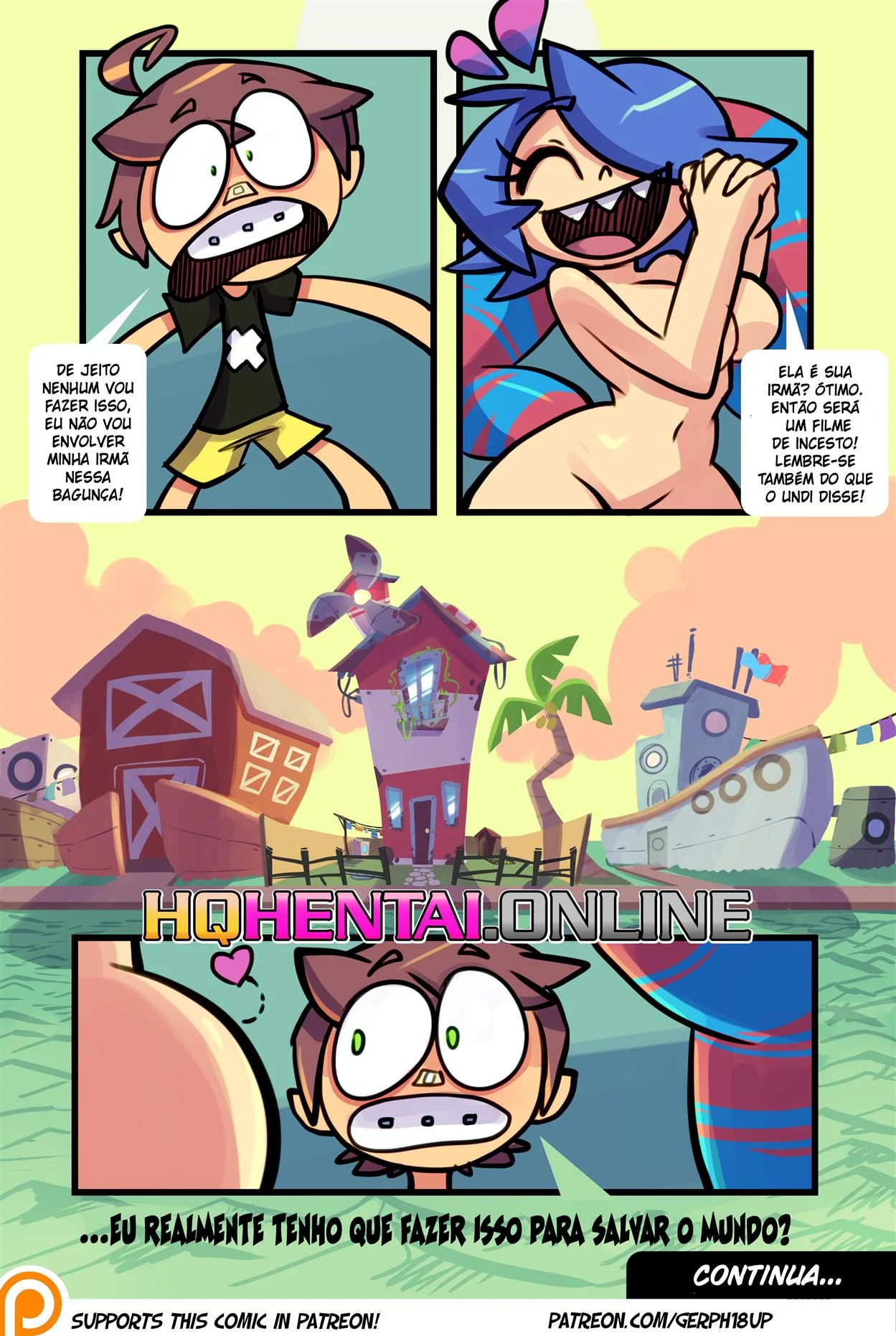 O Mundo da Skarp 1 – Quadrinhos Eróticos – Sexo em Desenho