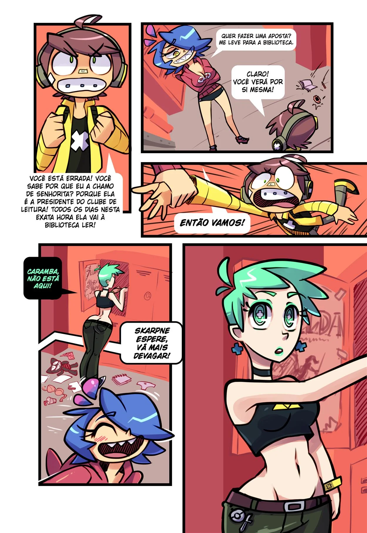 O Mundo da Skarp 2 – Bukkake – PT-BR