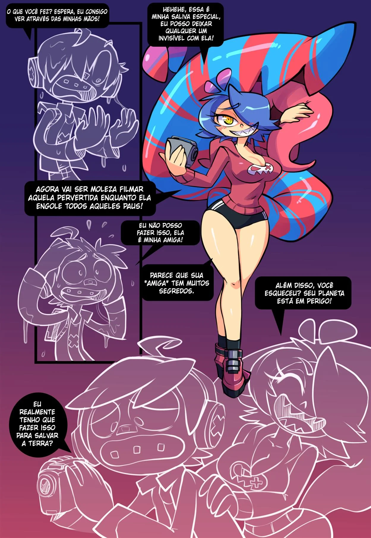 O Mundo da Skarp 2 – Bukkake – PT-BR