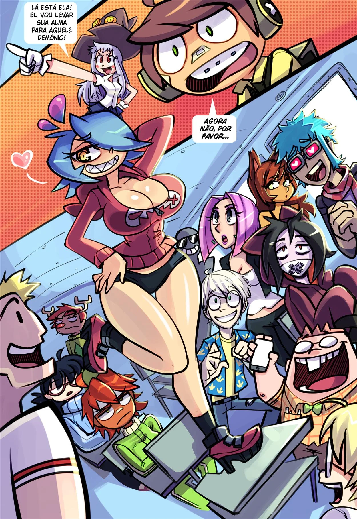 O Mundo da Skarp 2 – Bukkake – PT-BR