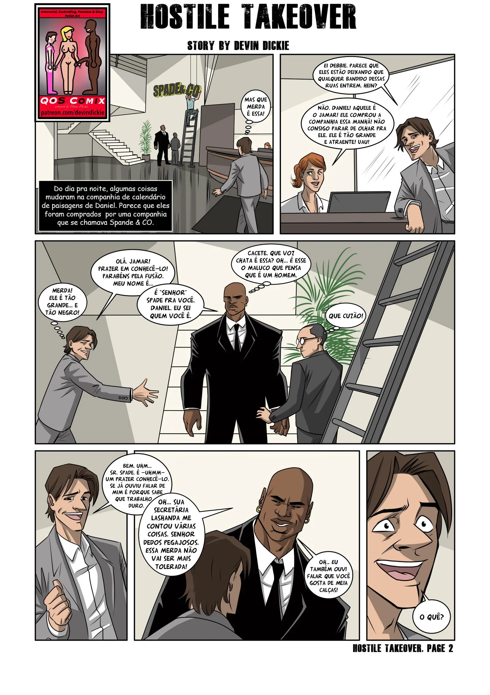 O Negão da Firma – Morena – HQ em Português O Negão da Firma – Morena – HQ em Português