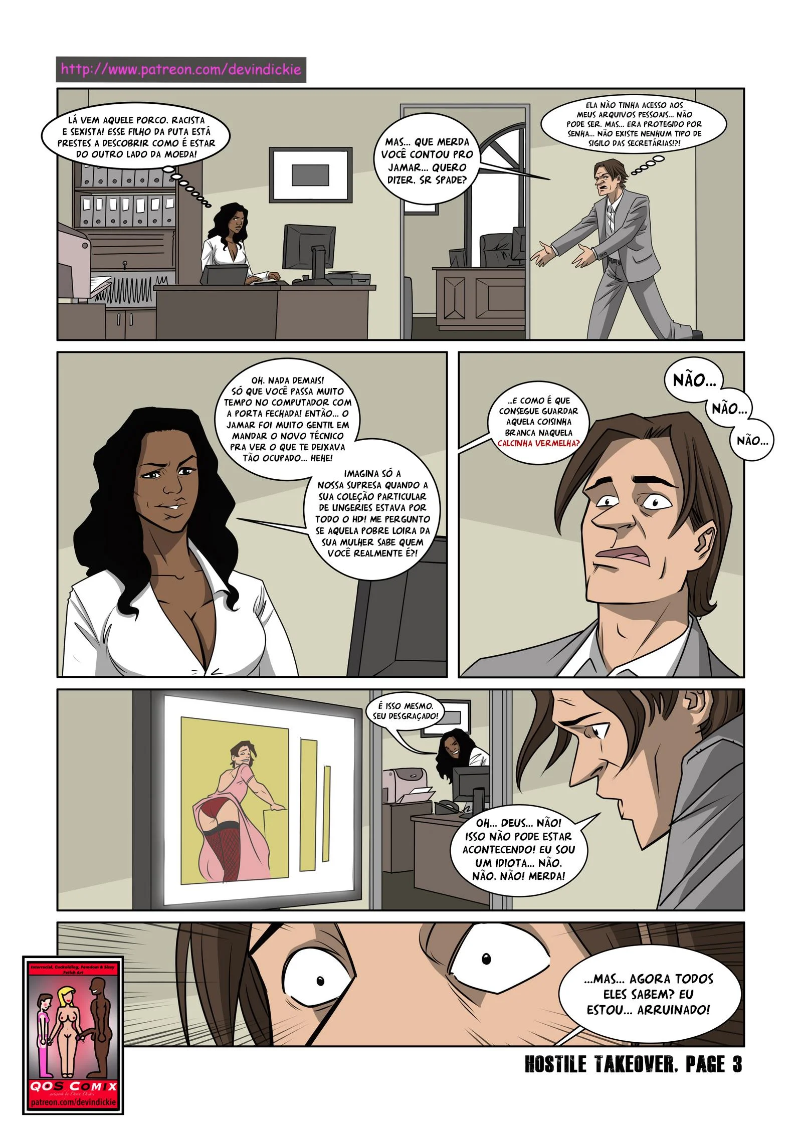 O Negão da Firma – Morena – HQ em Português O Negão da Firma – Morena – HQ em Português