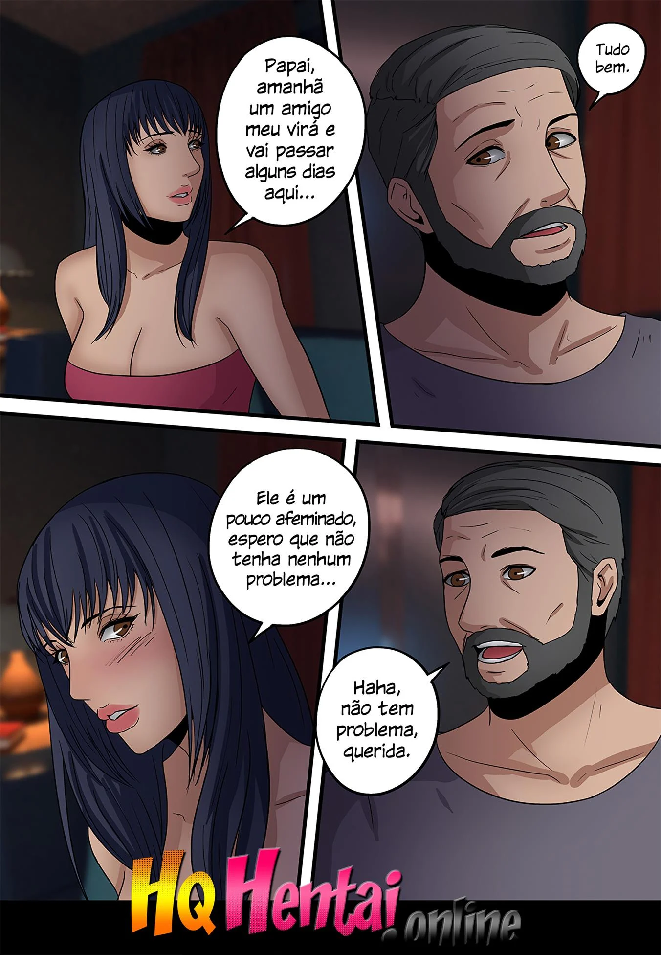 O pai da minha amiga – Hq de Sexo – Versão Nacional