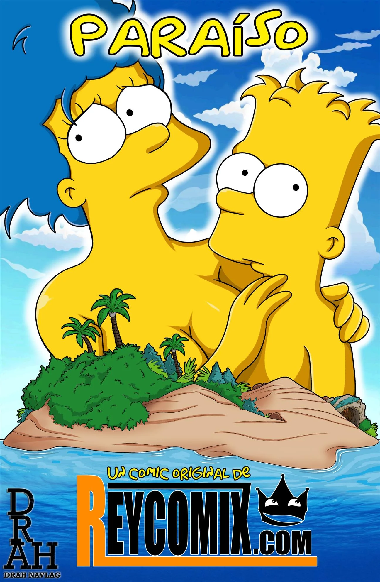 O paraíso dos Simpsons – Incesto – Desenho Erótico