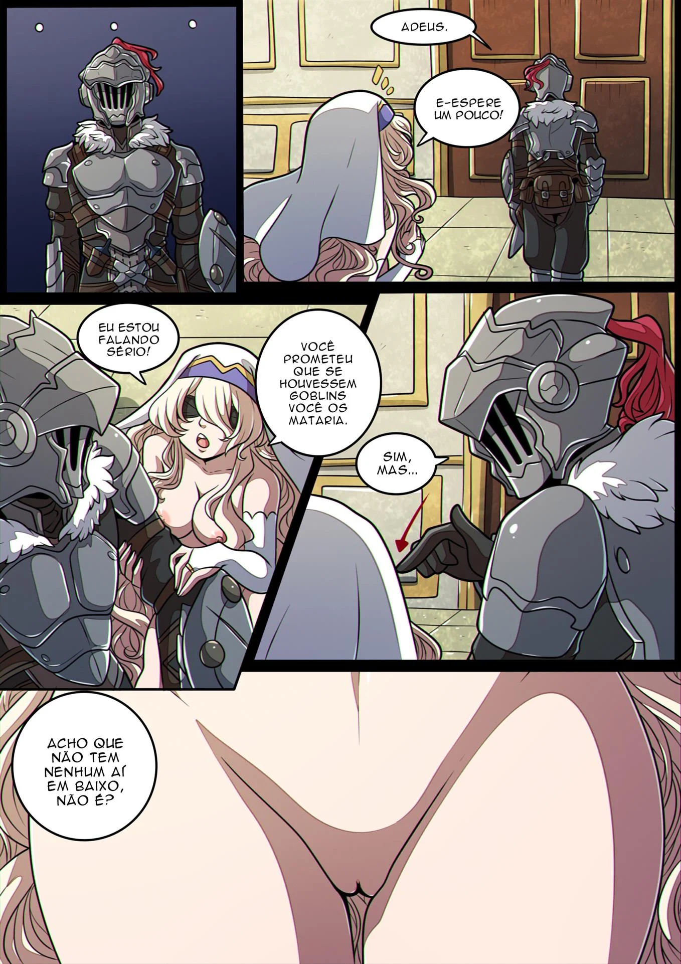 O pedido da donzela carente – Goblin Slayer Hentai – HQ em Português