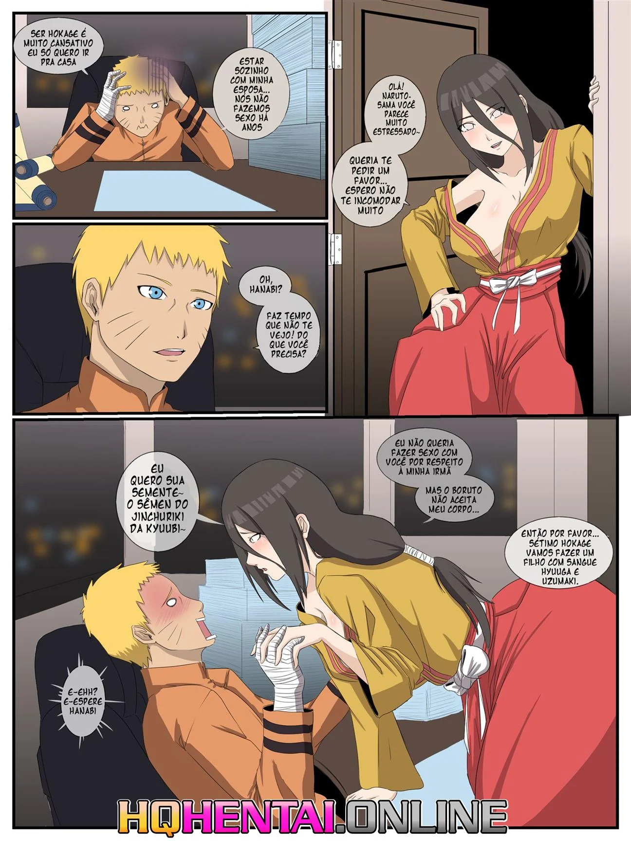 O pedido secreto de Hanabi – Traição – Quadrinho Completo O pedido secreto de Hanabi – Traição – Quadrinho Completo