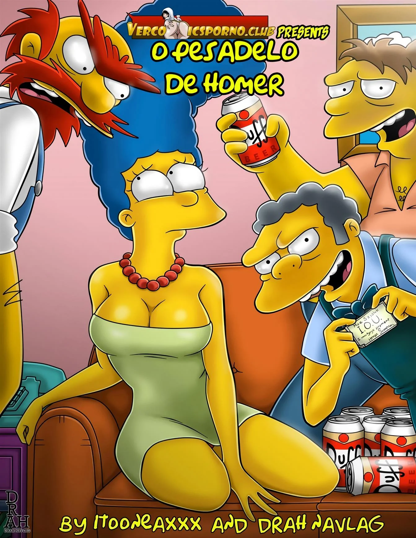 O pesadelo de Homer – Velho Tarado – Quadrinho Completo