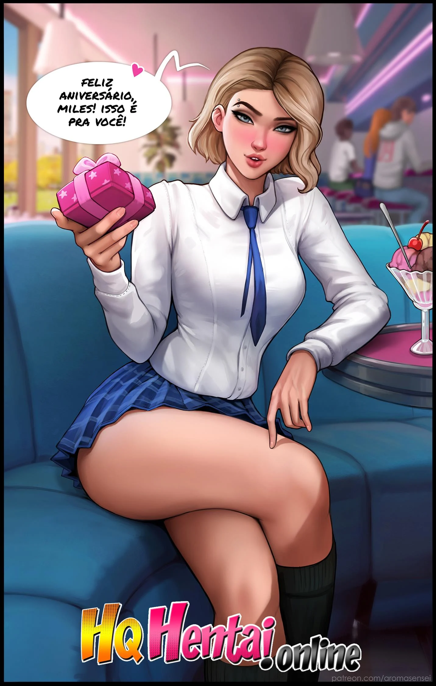 O Presente da Gwen – HQ Pornô – Versão Nacional