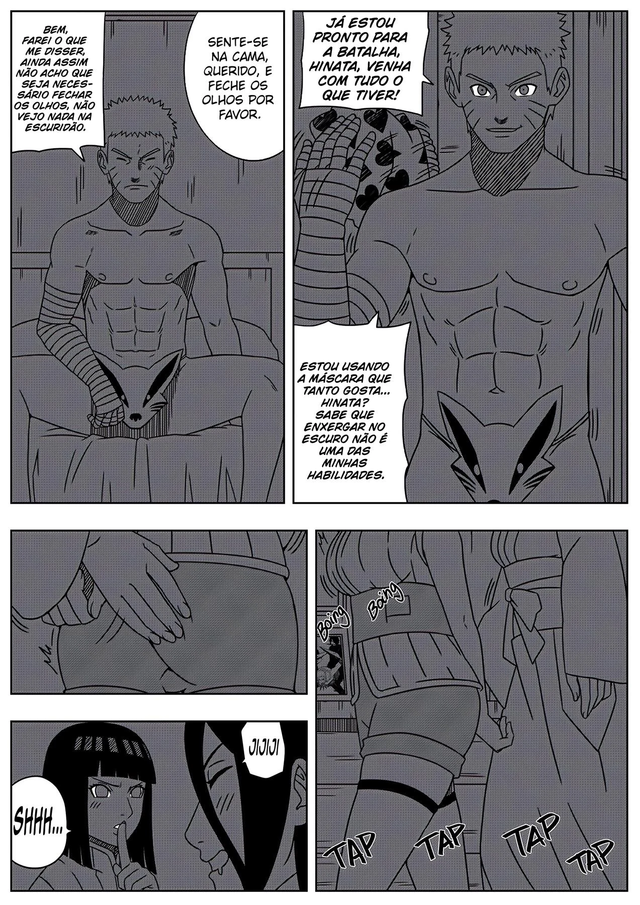 O Presente de Aniversário de Naruto – Hanabi Hentai – Desenho Erótico