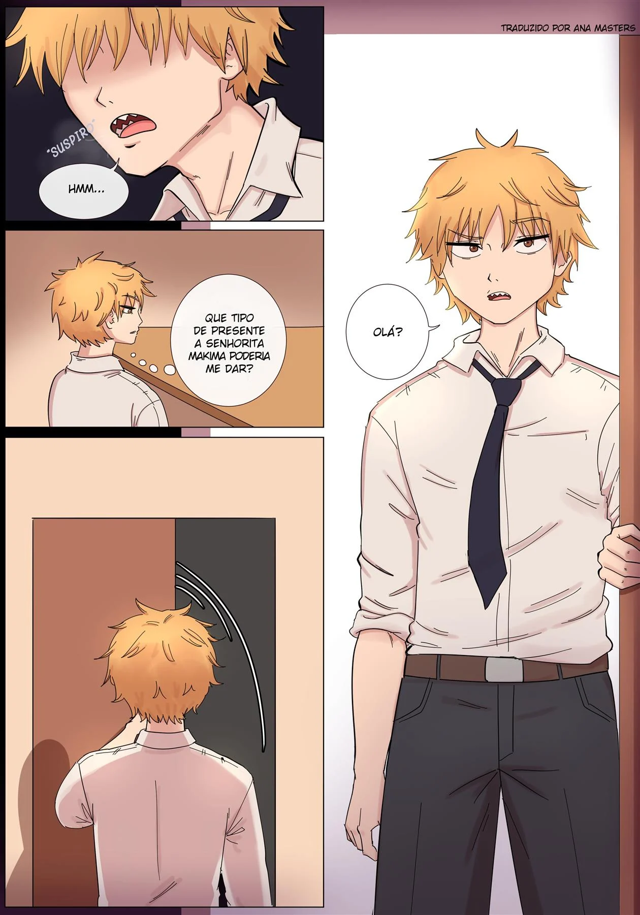 O Presente de Makima para Denji – Gozando Dentro – Desenho Erótico