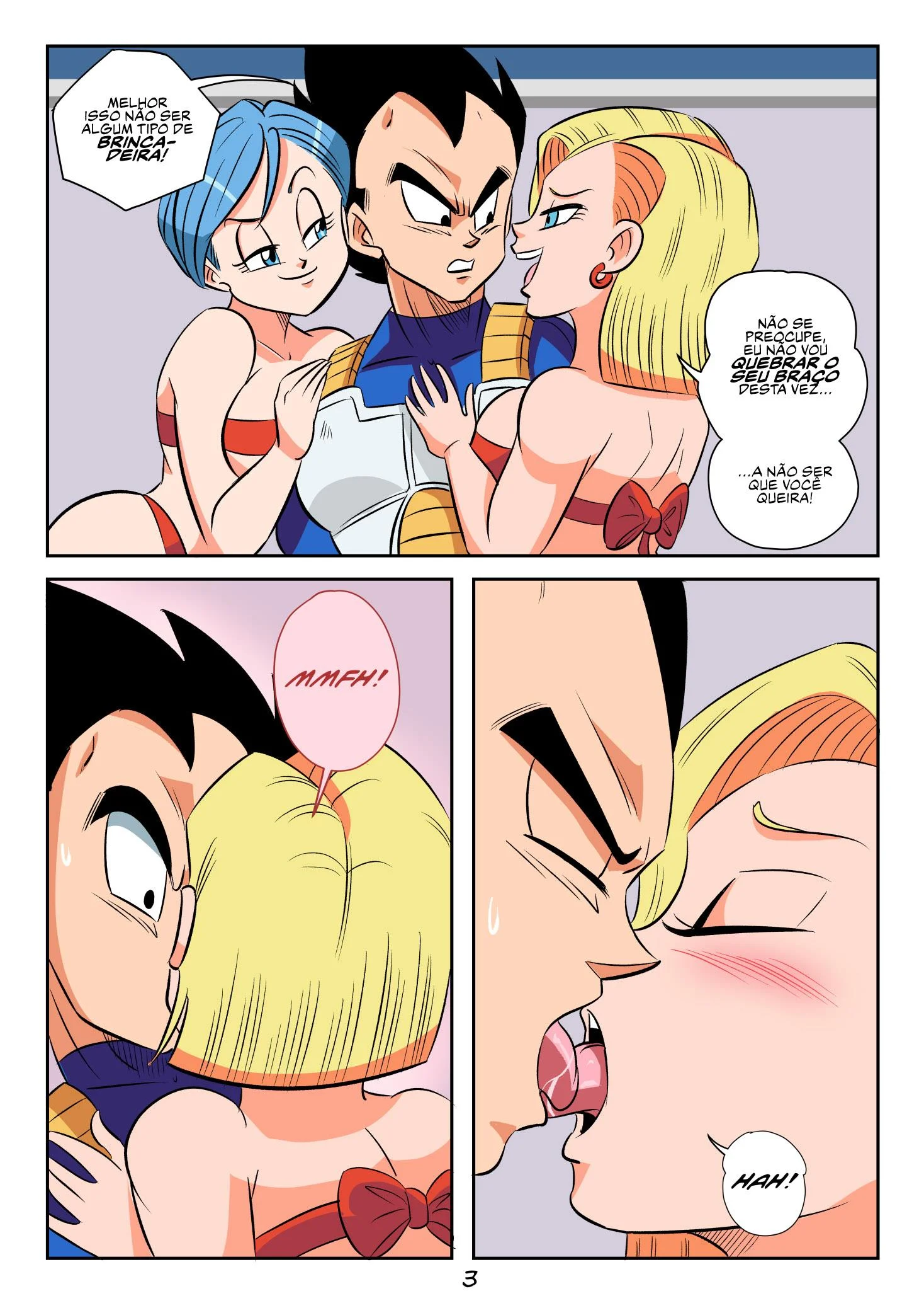 O presente de Vegeta – Dragon Ball Hentai – Atualizado