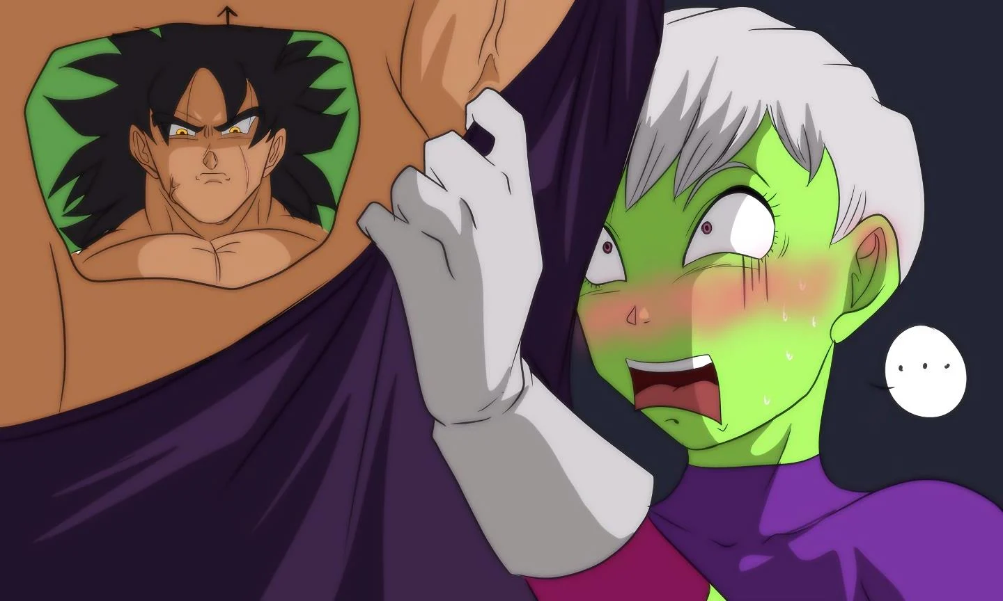 O romance de Broly e Cheelai – Ahegao – Atualizado