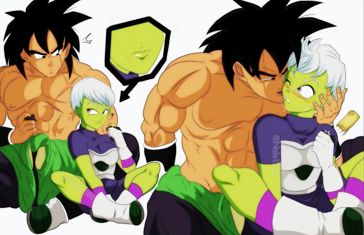 O romance de Broly e Cheelai – Ahegao – Atualizado