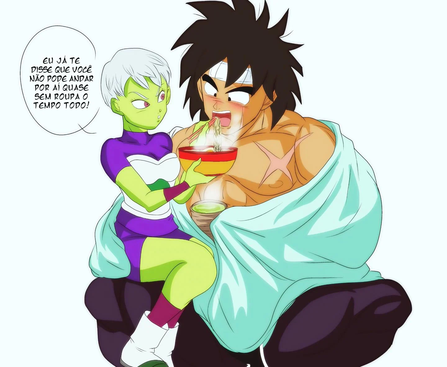 O romance de Broly e Cheelai – Ahegao – Atualizado