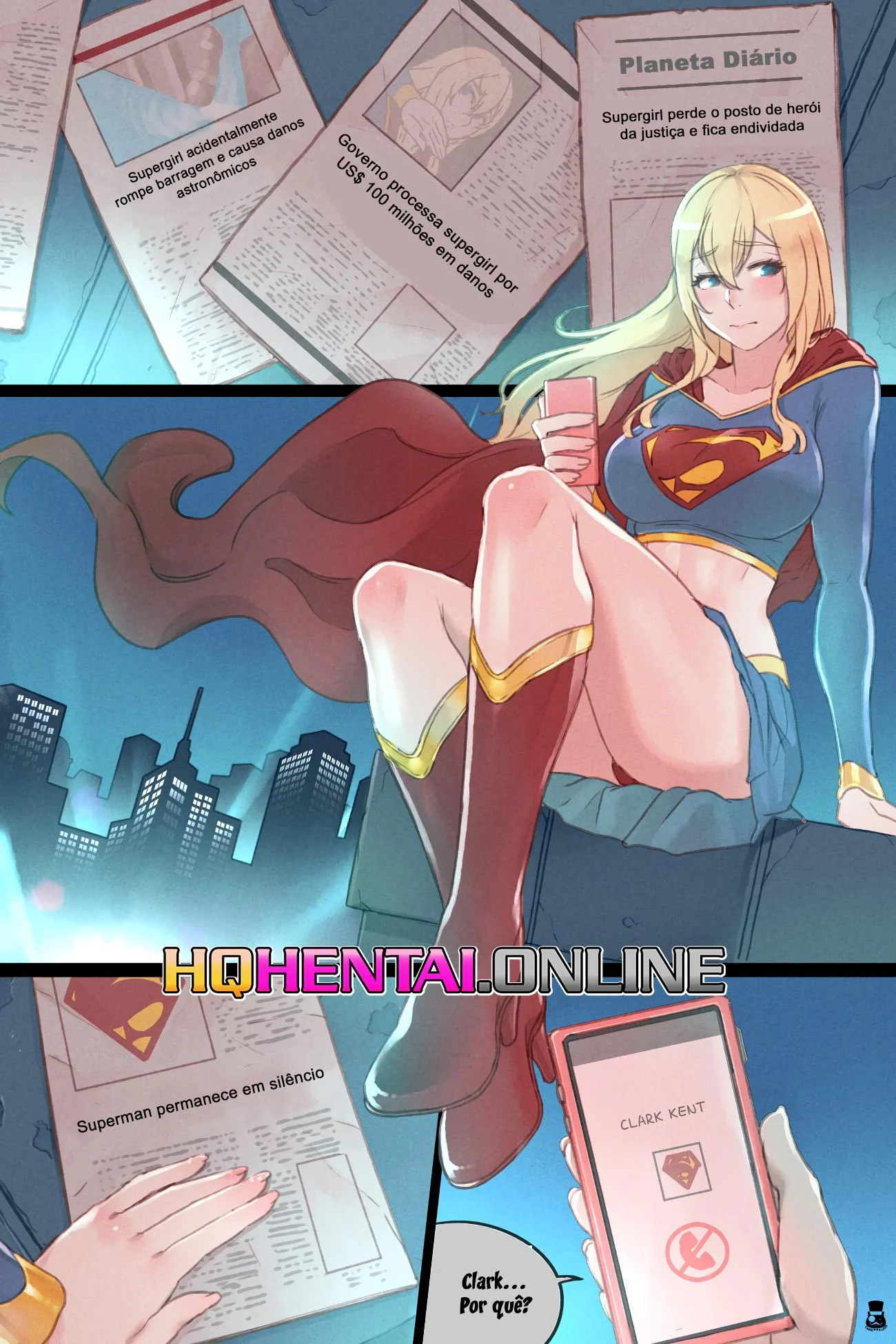 O segredo da Supergirl – Boquete – HQ em Português