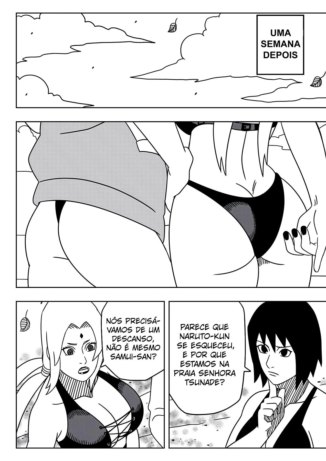 O Segredo das Férias – Naruto Hentai – HQ em Português