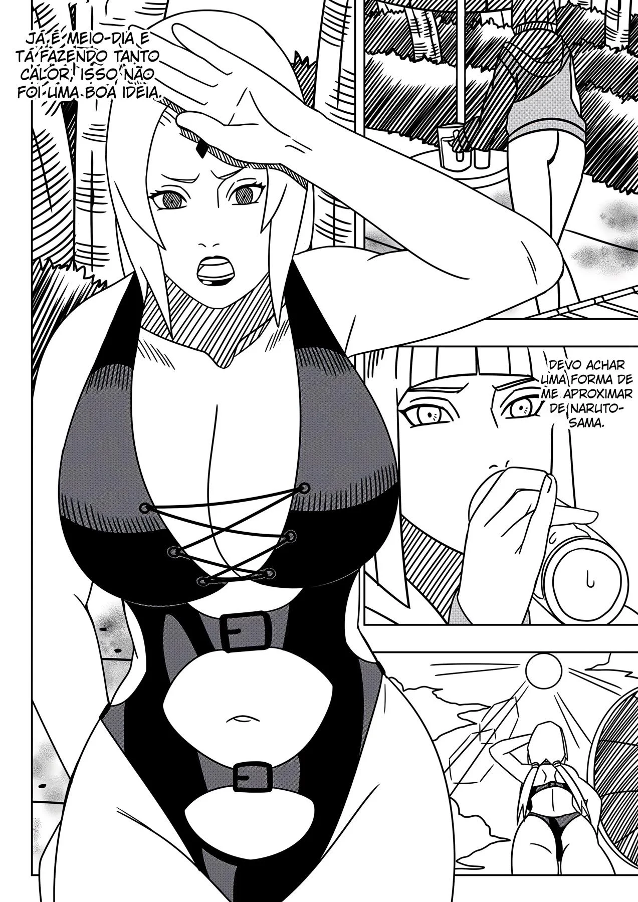 O Segredo das Férias – Naruto Hentai – HQ em Português