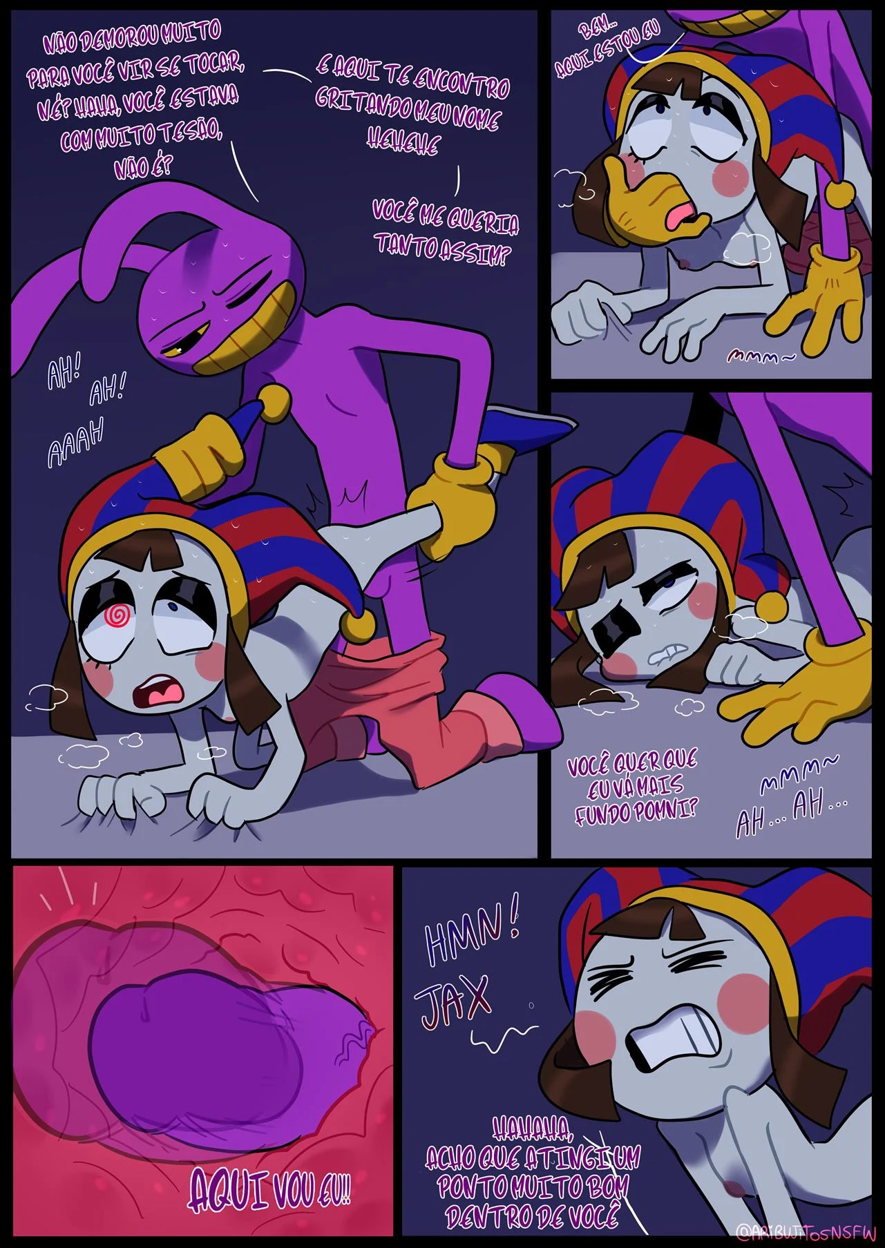 O Segredo de Jax – HQ Pornô – Desenho de Sexo