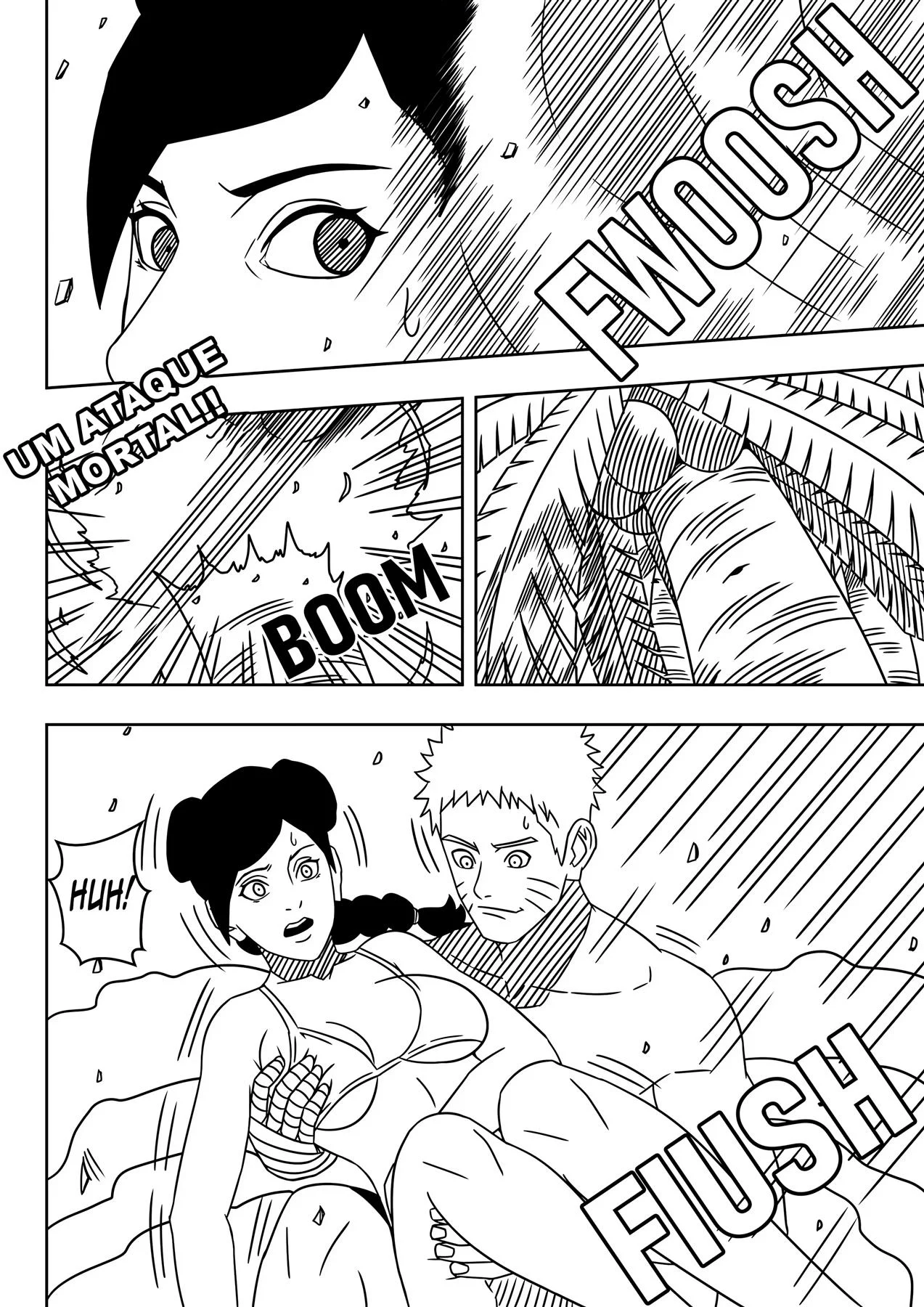 O Sonho Pervertido de Ten Ten – Hentai – Quadrinho Completo