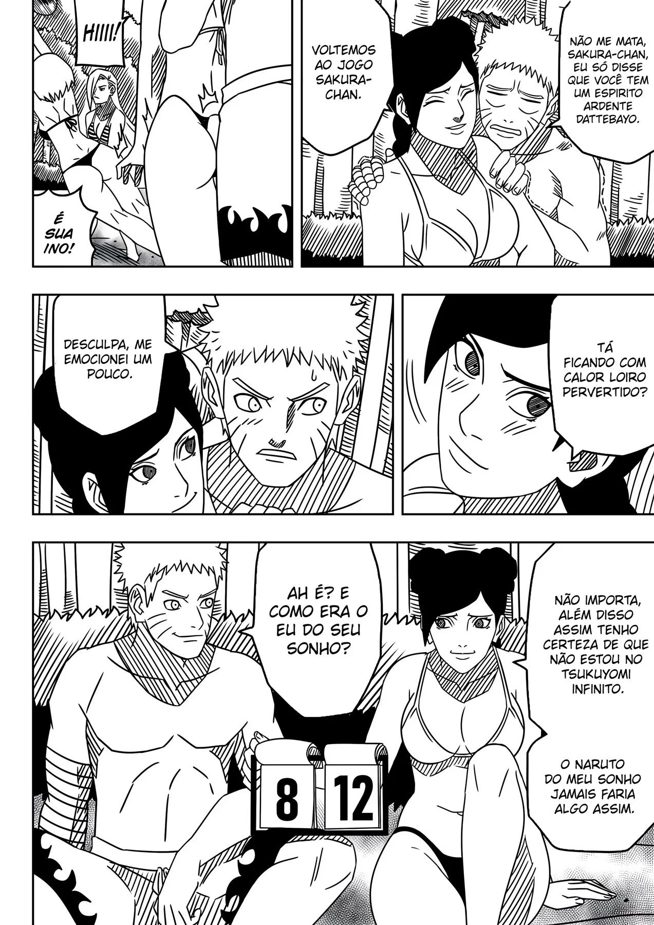 O Sonho Pervertido de Ten Ten – Hentai – Quadrinho Completo