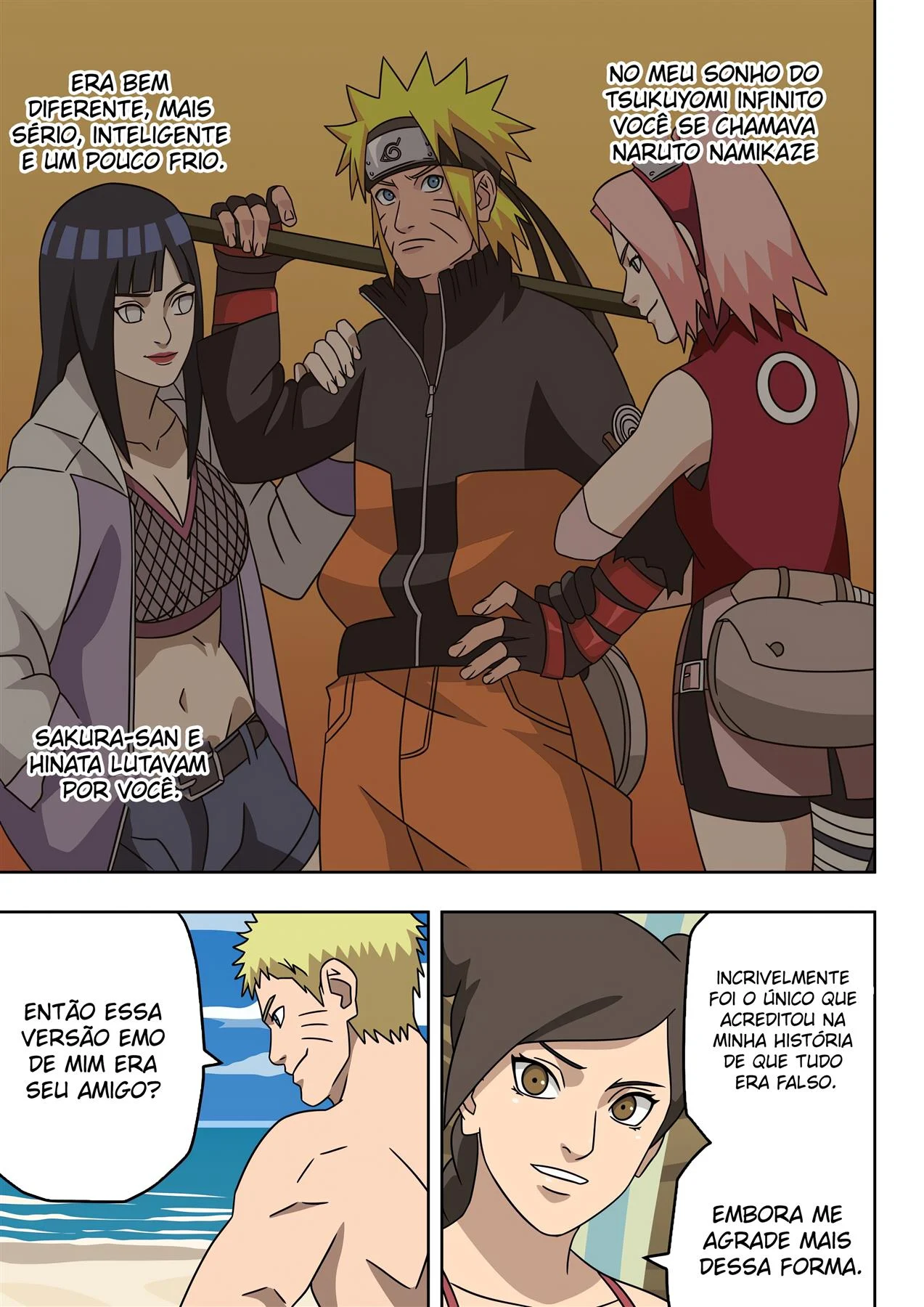 O Sonho Pervertido de Ten Ten – Hentai – Quadrinho Completo