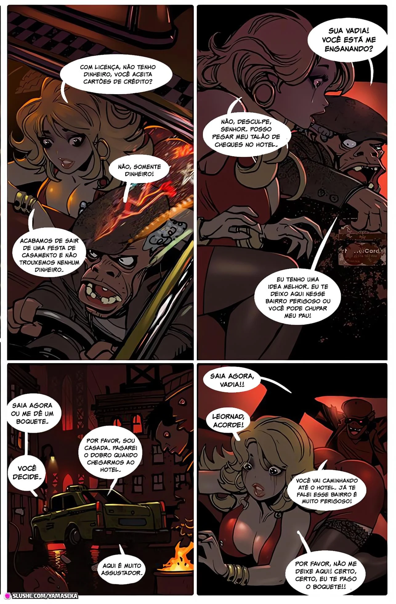 O Taxista Safado – Peitões – Português do Brasil