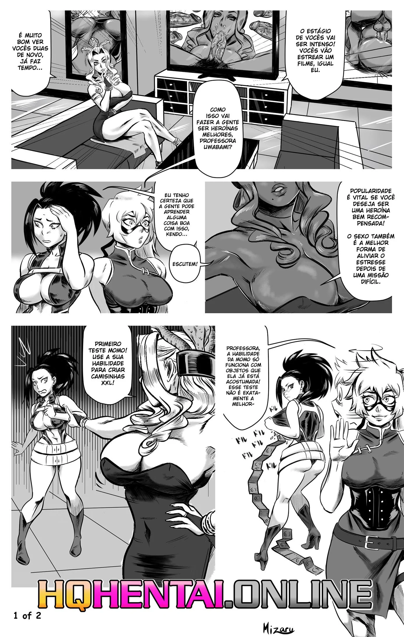 O teste das heroínas – HQ Hentai – Versão Traduzida